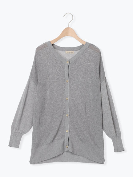 【接触冷感】畦編みニットカーディガン（キナリ）｜Samansa Mos2（サマンサ モスモス）通販