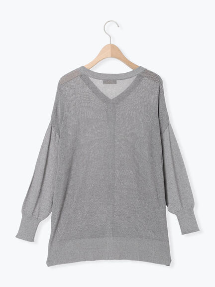 【接触冷感】畦編みニットカーディガン（キナリ）｜Samansa Mos2（サマンサ モスモス）通販