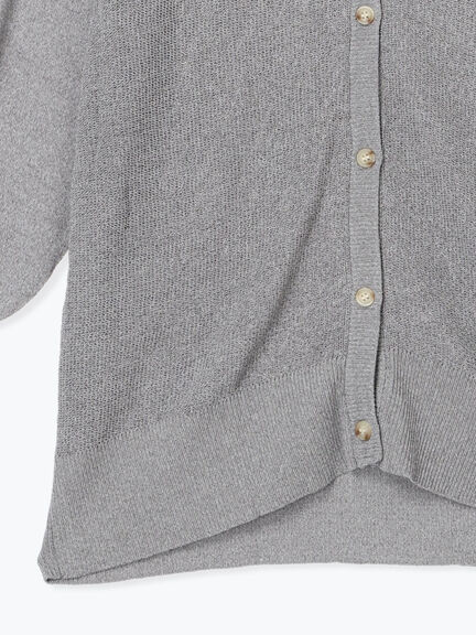 【接触冷感】畦編みニットカーディガン（キナリ）｜Samansa Mos2（サマンサ モスモス）通販