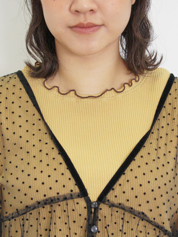 セール】 チュール前後2WAYワンピース（グレー/ブラック/キナリ