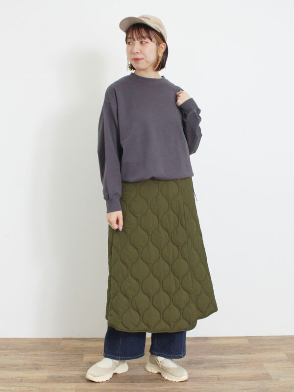 日本全国送料無料商品人気ランキング セール】 【KELTY×Samansa Mos2】キルティング巻きスカート スカート