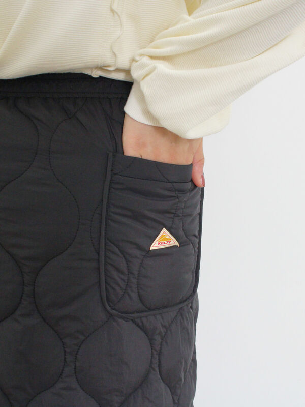 セール】 【KELTY×Samansa Mos2】キルティング巻きスカート