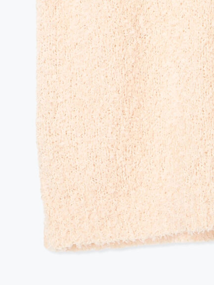 ファンシーヤーンVネックベスト（ベージュ/キナリ）｜Samansa Mos2（サマンサ モスモス）通販