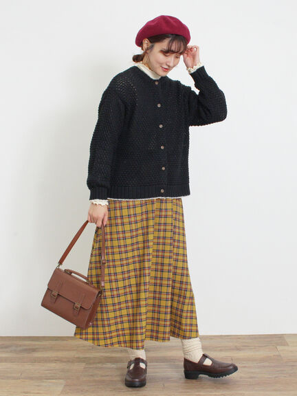 ラーベン編み前後2WAYニット（グリーン）｜Samansa Mos2（サマンサ モスモス）通販