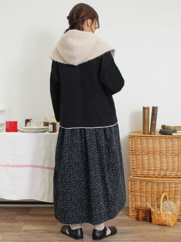 セール】 ラーベン編み前後2WAYニット（グリーン/トップス