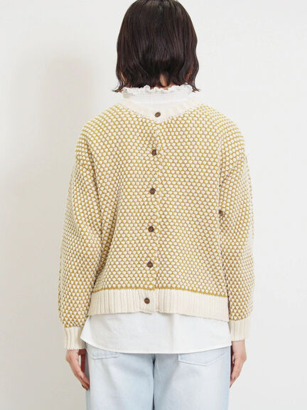 ラーベン編み前後2WAYニット（グリーン）｜Samansa Mos2（サマンサ モスモス）通販