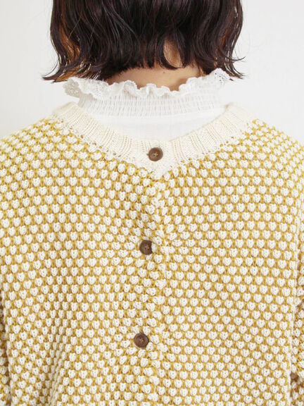 ラーベン編み前後2WAYニット（グリーン）｜Samansa Mos2（サマンサ モスモス）通販