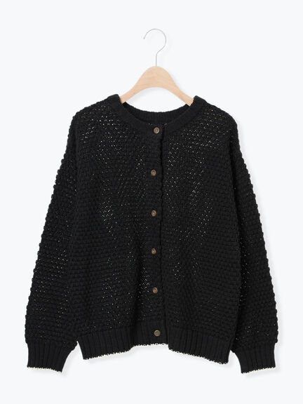 ラーベン編み前後2WAYニット（グリーン）｜Samansa Mos2（サマンサ モスモス）通販