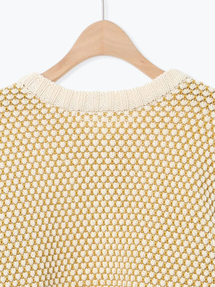 ラーベン編み前後2WAYニット（グリーン）｜Samansa Mos2（サマンサ モスモス）通販