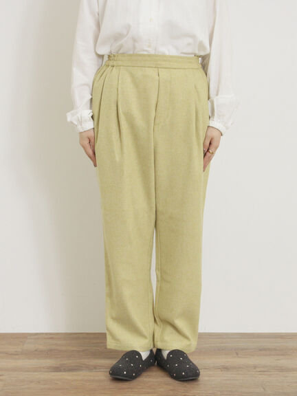 ウール混テーパードパンツ（モカ）｜Samansa Mos2（サマンサ モスモス）通販