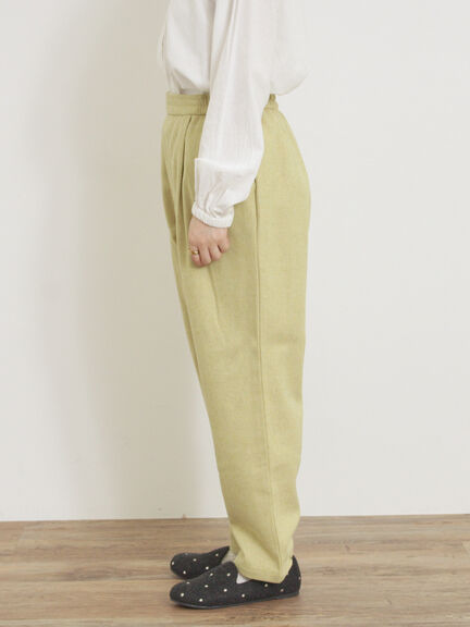 ウール混テーパードパンツ（モカ）｜Samansa Mos2（サマンサ モスモス）通販