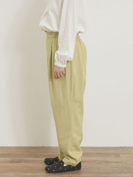 ウール混テーパードパンツ（モカ）｜Samansa Mos2（サマンサ モスモス）通販