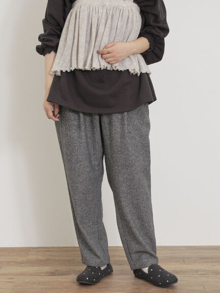 ウール混テーパードパンツ（モカ）｜Samansa Mos2（サマンサ モスモス）通販