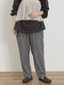 ウール混テーパードパンツ（モカ）｜Samansa Mos2（サマンサ モスモス）通販
