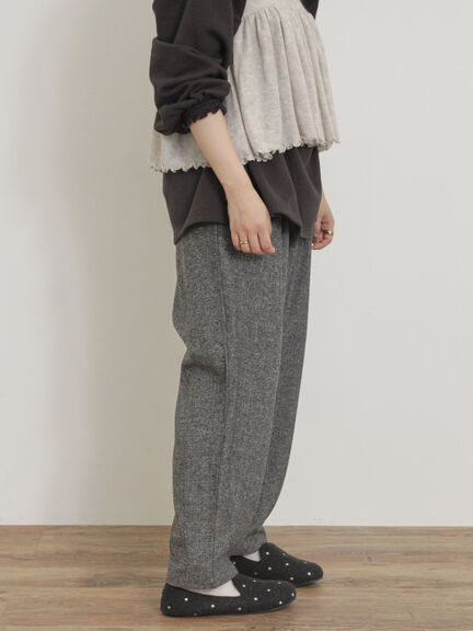 ウール混テーパードパンツ（モカ）｜Samansa Mos2（サマンサ モスモス）通販