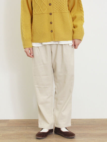 ウール混テーパードパンツ（モカ）｜Samansa Mos2（サマンサ モスモス）通販