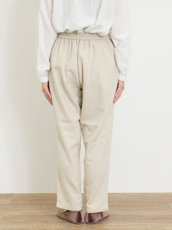 セール】 ウール混テーパードパンツ（モカ/ボトムス/パンツ）| Samansa