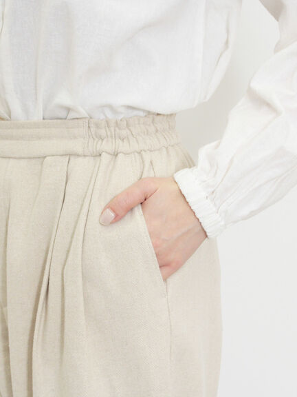 ウール混テーパードパンツ（モカ）｜Samansa Mos2（サマンサ モスモス）通販