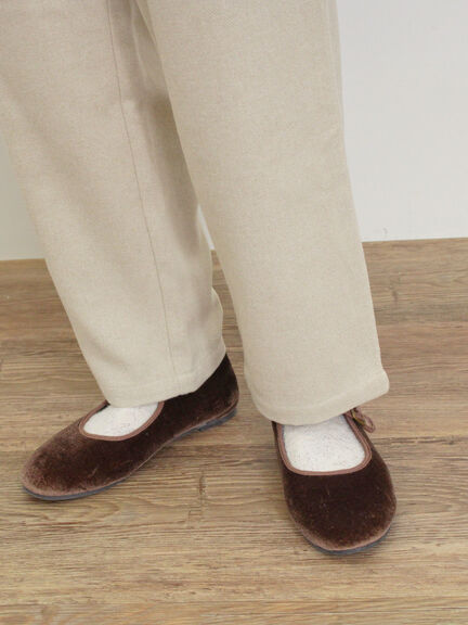ウール混テーパードパンツ（モカ）｜Samansa Mos2（サマンサ モスモス）通販