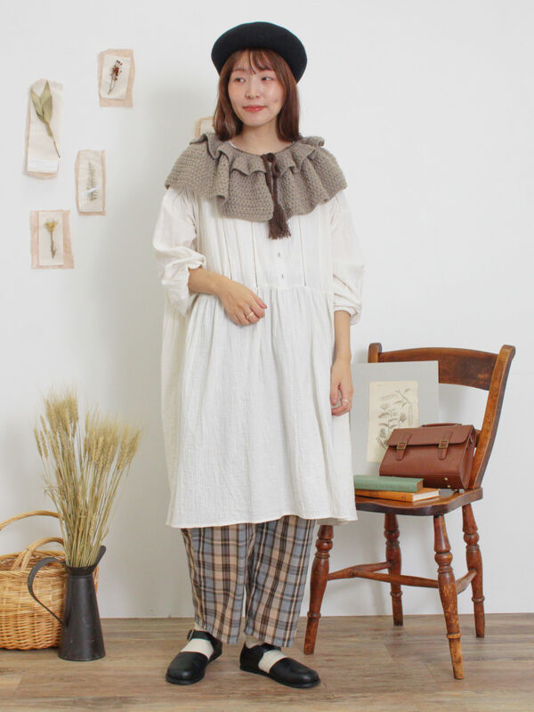 Samansa Mos2（サマンサ モスモス）の「ストライプシャツチュニック（シャツ/ブラウス）」 - WEAR