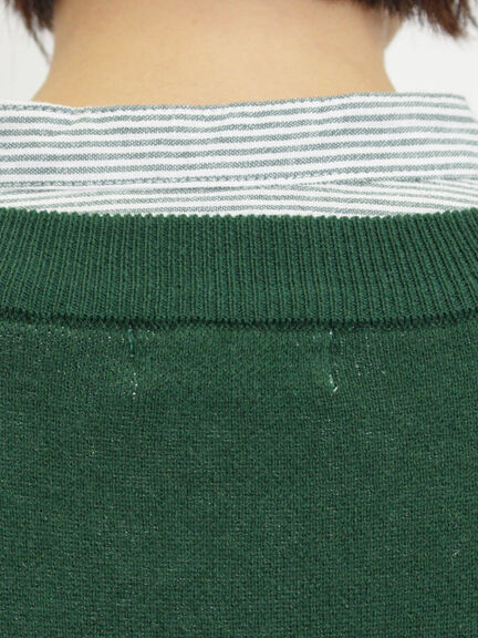 スウェットライクロゴジャカードニット（ベージュ）｜Samansa Mos2（サマンサ モスモス）通販