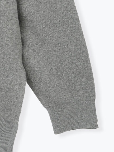 スウェットライクロゴジャカードニット（ベージュ）｜Samansa Mos2（サマンサ モスモス）通販