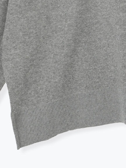 スウェットライクロゴジャカードニット（ベージュ）｜Samansa Mos2（サマンサ モスモス）通販