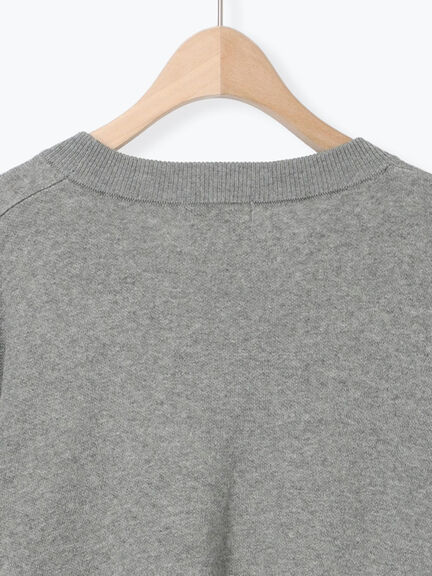 スウェットライクロゴジャカードニット（ベージュ）｜Samansa Mos2（サマンサ モスモス）通販