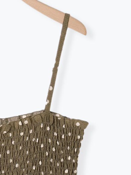 ◎シャーリングキャミチュニック（ブラック/モカ/キナリ）｜Samansa Mos2（サマンサ モスモス）通販