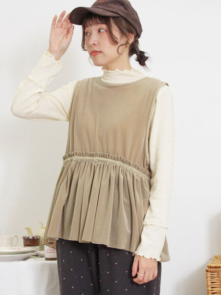 ベスト(ベージュ/薄茶系)｜Samansa Mos2（サマンサ モスモス）公式通販