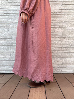 立川店/EC限定】リネンボレロ付キャミワンピース（オフホワイト