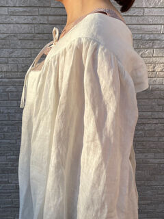 立川店/EC限定】リネンボレロ付キャミワンピース（オフホワイト