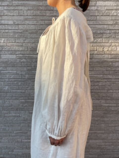 立川店/EC限定】リネンボレロ付キャミワンピース（オフホワイト