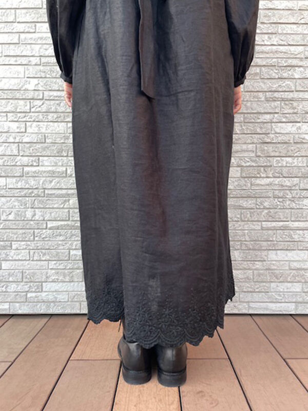 立川限定】リネンボレロ付キャミワンピース（オフホワイト