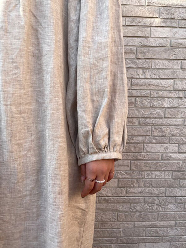 立川限定】リネンボレロ付キャミワンピース（オフホワイト