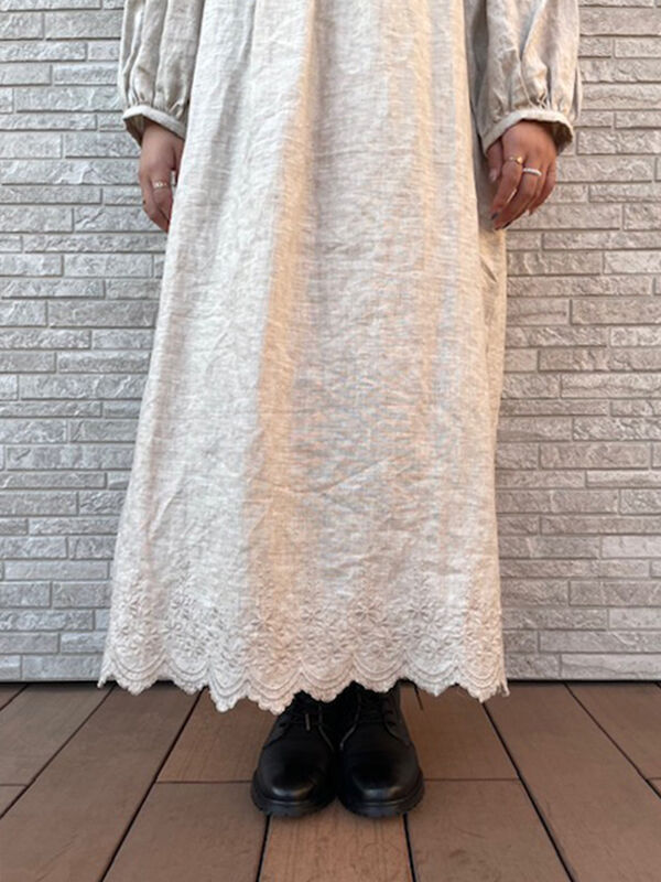 新品 SamansaMos2 立川限定 リネンキャミワンピース 立川限定】リネン