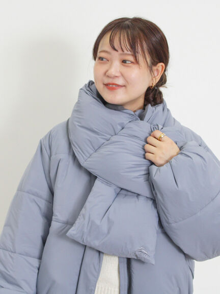 【KELTY】インサレーションマフラー（ベージュ/サックスブルー）｜Samansa Mos2（サマンサ モスモス）通販