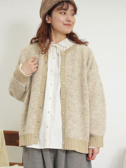 ブークレバイカラー2WAYニット（ベージュ）｜Samansa Mos2（サマンサ モスモス）通販