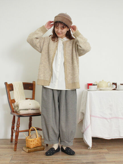 ブークレバイカラー2WAYニット（ベージュ）｜Samansa Mos2（サマンサ モスモス）通販