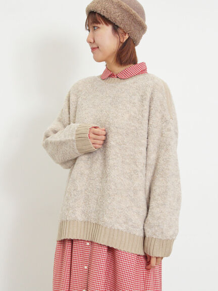 ブークレバイカラー2WAYニット（ベージュ）｜Samansa Mos2（サマンサ モスモス）通販