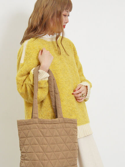 ブークレバイカラー2WAYニット（ベージュ）｜Samansa Mos2（サマンサ モスモス）通販