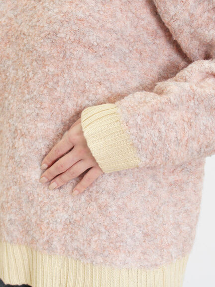 ブークレバイカラー2WAYニット（ベージュ）｜Samansa Mos2（サマンサ モスモス）通販