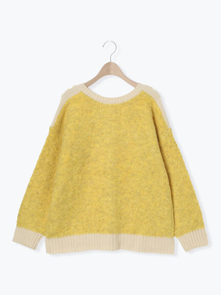 ブークレバイカラー2WAYニット（ベージュ）｜Samansa Mos2（サマンサ モスモス）通販