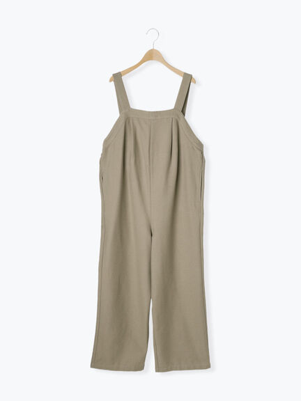 ウール混タックサロペット（ブラック）｜Samansa Mos2（サマンサ モスモス）通販