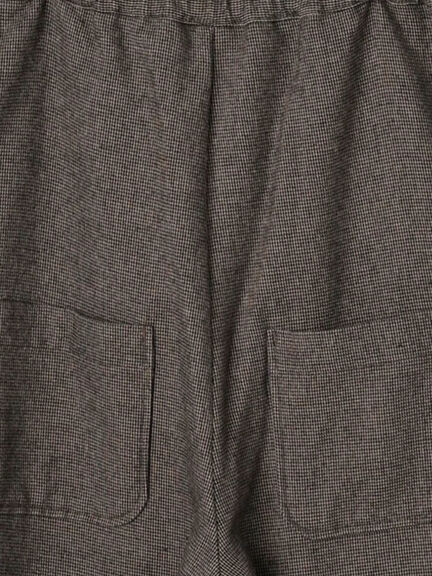 ウール混タックサロペット（ブラック）｜Samansa Mos2（サマンサ モスモス）通販