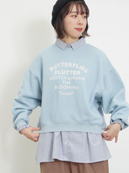 柄アソートプリントスウェット（グレー/ピンク/ミント/サックスブルー/キナリ）｜Samansa Mos2（サマンサ モスモス）通販