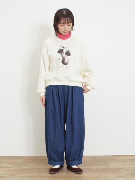 柄アソートプリントスウェット（グレー/ピンク/ミント/サックスブルー/キナリ）｜Samansa Mos2（サマンサ モスモス）通販