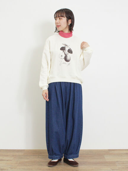 柄アソートプリントスウェット（グレー/ピンク/ミント/サックスブルー/キナリ）｜Samansa Mos2（サマンサ モスモス）通販