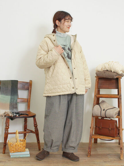 柄アソートプリントスウェット（グレー/ピンク/ミント/サックスブルー/キナリ）｜Samansa Mos2（サマンサ モスモス）通販