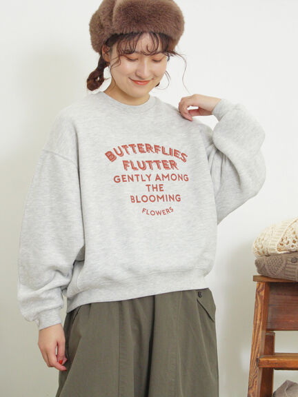 柄アソートプリントスウェット（グレー/ピンク/ミント/サックスブルー/キナリ）｜Samansa Mos2（サマンサ モスモス）通販